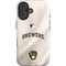 MLB Milwaukee Brewers Home Jersey iPhone 16 Plus Magsafe Impact Case